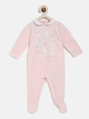 Printed Nappy Opening Babysuit